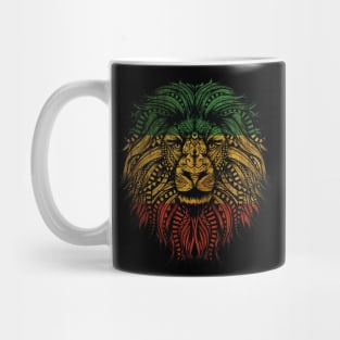 Lion Rasta Reggae Mandala Mug